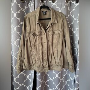 Jones New York Khaki Utility Jacket